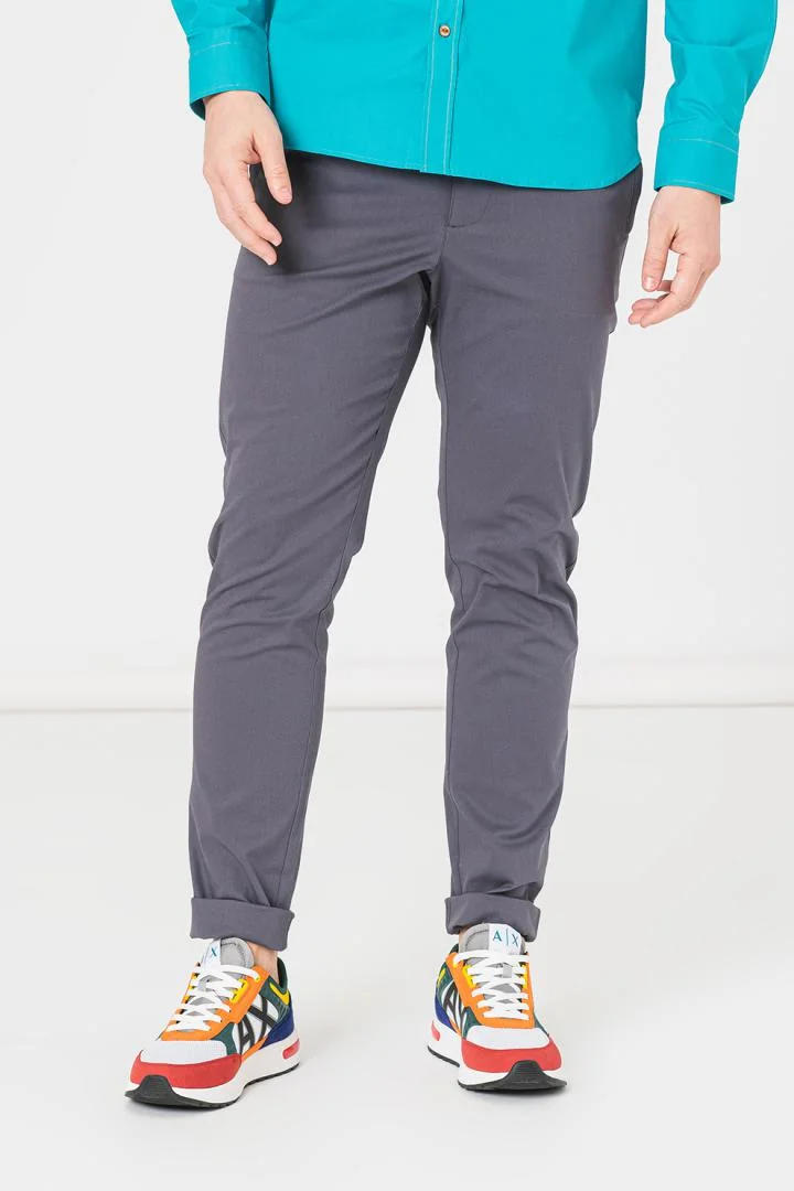 PANTALONI LUNG CASUAL BARBATI GREY S Pegas