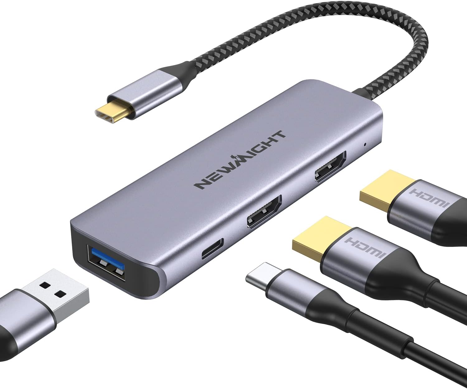 Dongle 2-in-1 Type C and HDMI ,Infobit  iShare S21, ptr. recevierul iShare100 | Altamag.ro