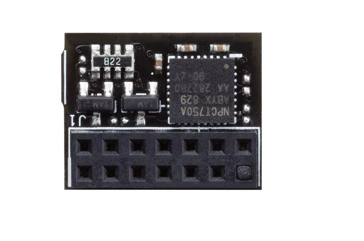 ASUS TPM-SPI Securely Sore Key Windows 11  Improve your Computer's Security The TPM-SPI card securely store keys, digital certificates, passwords, and data. It helps enhance the network security, protects digital identities, and ensures platform