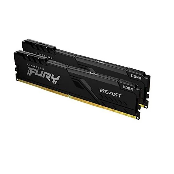 Memorie RAM Kingston DDR4 64GB 3200Mhz CL16 1.35V Dual Channel Kit 1.35V Fury Beast Black XMP Kingston