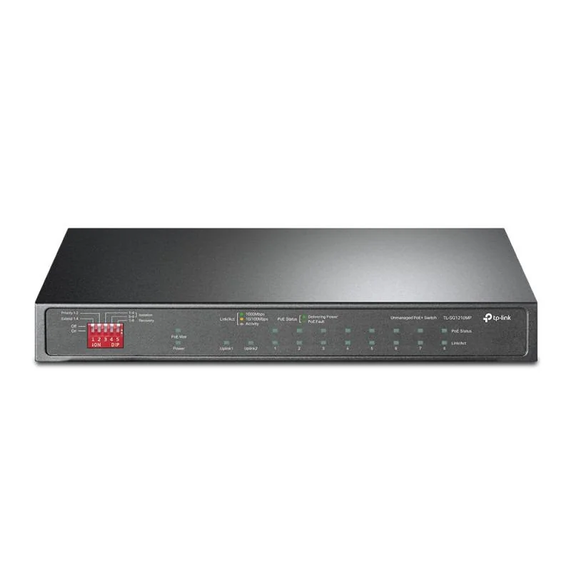 Switch TP-Link TL-SG1210MP, 10 port, 10/100/1000 Mbps TP-Link