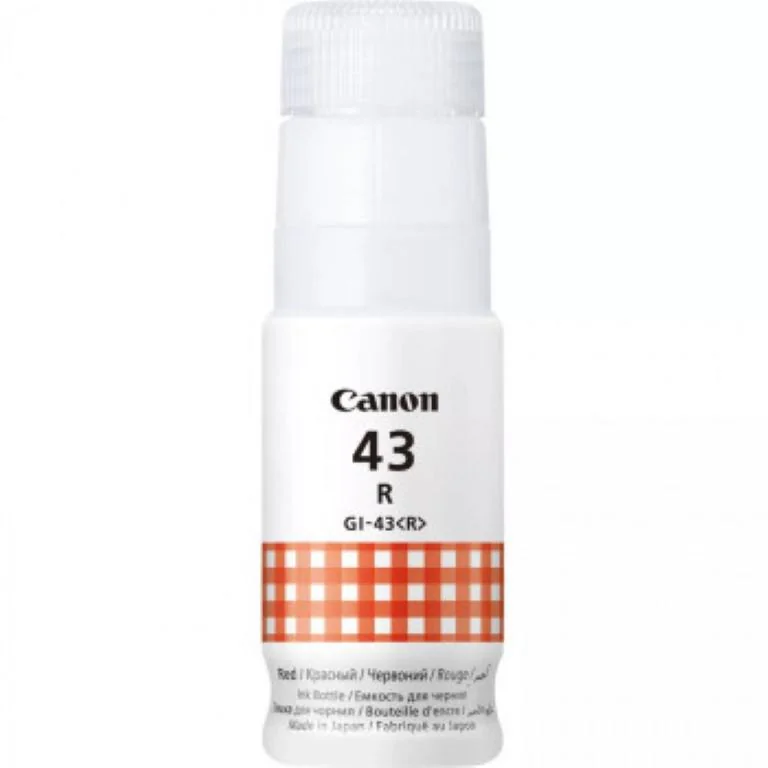 Cartus cerneala Canon GI-43R, culoare red, capacitate 3800 pagini,60ml,pentru Canon Pixma G540, G640.