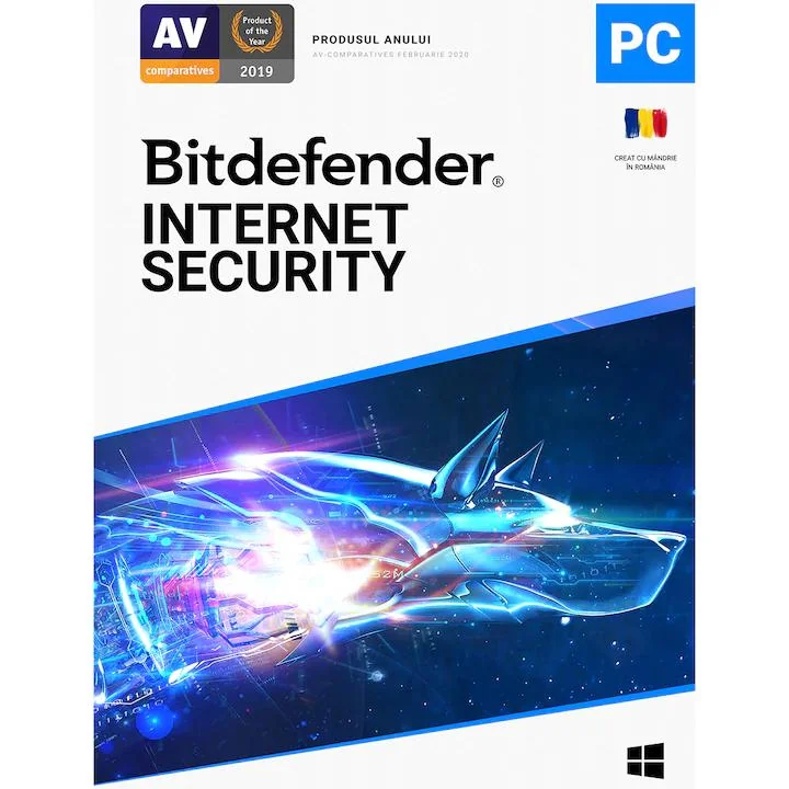 Licenta retail Bitdefender Internet Security - protectie completapentruWindows, valabila pentru 2 ani, 5 dispozitive, new