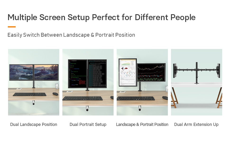 Kit de montare pentru 2 ecrane LCD 15-28" Multibrackets MB-4900, max.8 kg/ecran, argintiu | Altamag.ro