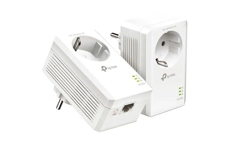 TP-Link Kit Powerline Gigabit Passthrough, HomePlug AV2,IEEE 1901, IEEE 802.3, IEEE 802.3u, IEEE 802.3ab, Gigabit Ethernet Port, Aria de acoperire: 300M, CONTINUT PACHET 2X adaptoare powerline ethernet, viteze mari de transfer de date, de până la 1000