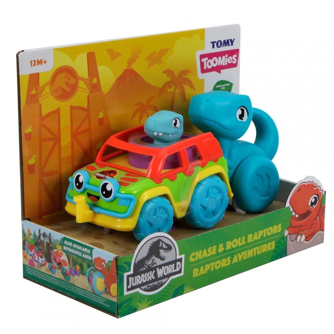 VEHICUL CU DINOZAURI, JURASSIC WORLD, TOMY Tomy
