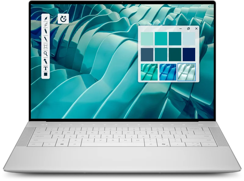 Laptop Consumer DELL 14 Premium DA14250, cu procesor Intel Core Ultra 7 255H, 14.5'' OLED, 32 GB LPDDR5x, 1 TB SSD, NVIDIA GeForce RTX 4050, 6 GB GDDR6, Windows 11 Pro