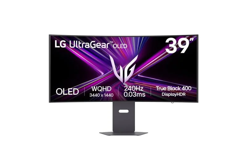 Monitor LG 39" 39GX900A-B.AEU, Curvature: 800R, Diagonal (inch): 39, Diagonal (cm): 99, Aspect ratio: 21:9, Panel: OLED, Resolution: 3440x1440, Refresh Rate: 240Hz, Response time GtG: 0.03ms, Brightness (max): 275 cd/m², Contrast (static) : 1.5M:1,
