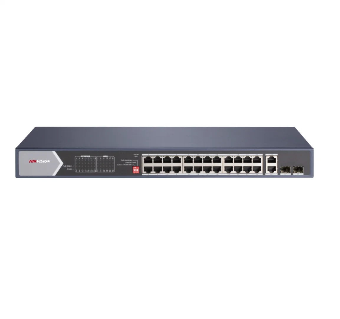 Switch Hikvision DS-3E0528HP-E, 28-port, HiPOE Hikvision
