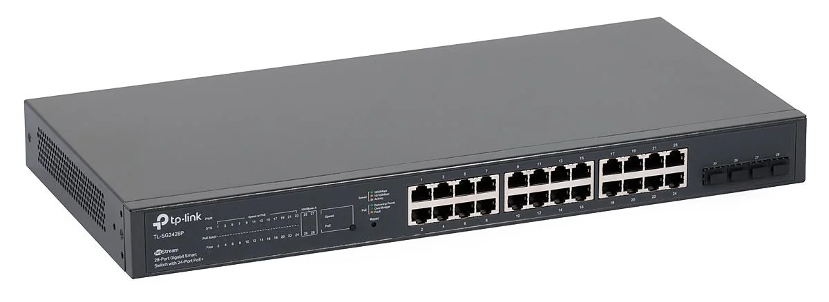 Switch TP-Link TL-SG2428P, 28 port, 10/100/1000 Mbps TP-Link