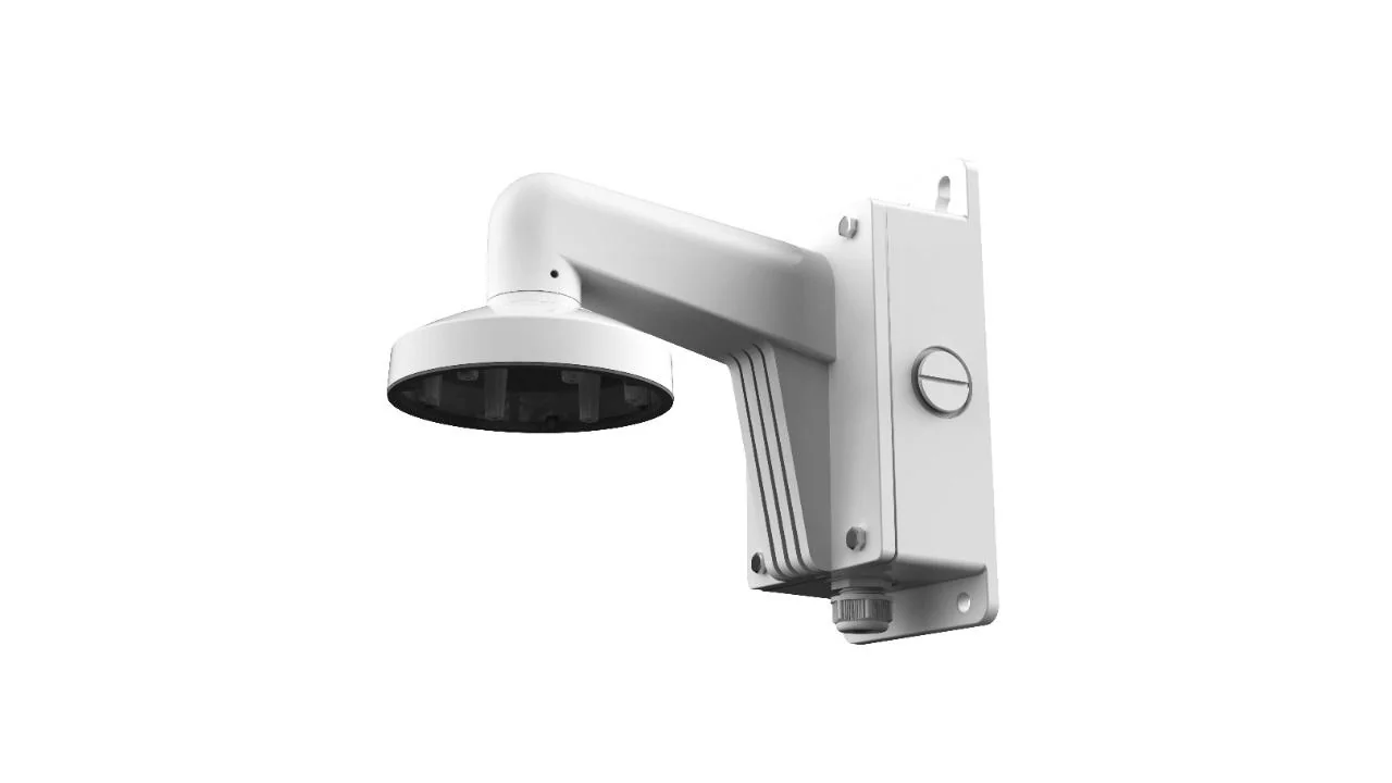 Bracket DS-1273ZJ-140B, cu cutie de jonctiune, aluminiu, 140× 182×120mm, alb Hikvision
