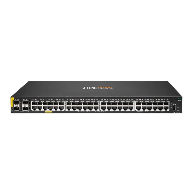 HPE Aruba Networking CX 6100 48G Class4 PoE 4SFP+ 370W Switch Aruba Networks