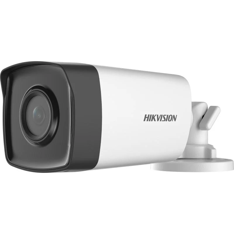 Camera supraveghere Hikvision Turbo HD bullet DS-2CE17D0T-IT3F(2.8mm) (C),2MP, senzor CMOS, rezolutie: 1920 × 1080@30fps, iluminare: 0.01 Lux @(F1.2, AGC ON), 0 Lux with IR, lentila fixa: 2.8 mm, unghi vizualizare: horizontal FOV: 106.4°, vertical FOV: