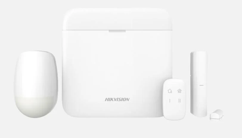 Kit de alarma wireless AX PRO Light Level Hikvision DS-PWA64-Kit-WE, Wireless Control Panel Kit, 868MHz two-way wireless, Dual Wireless Technology: Tri-X & CAM-X;  Long RF transmission range; Up to 64 Wireless Zones/Outputs, 8 Wireless Ta