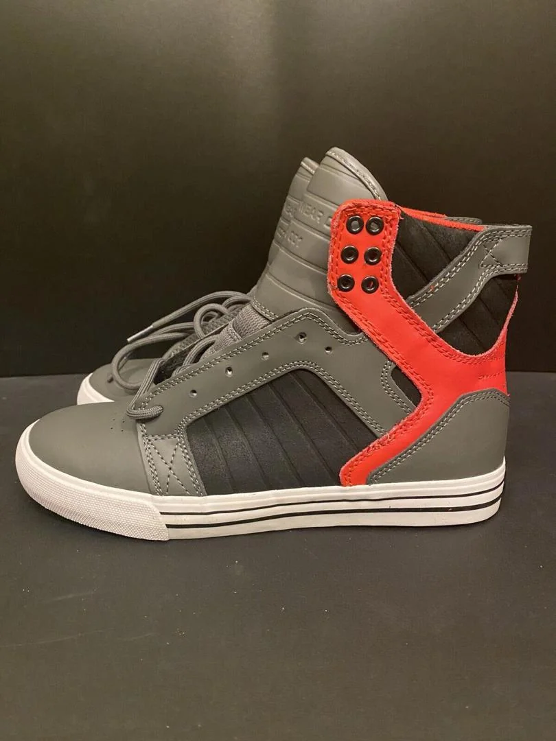INCALTAMINTE SUPRA SKYTOP IV LIGHT GREY/WHITE/CHARCOAL, 45 Pegas