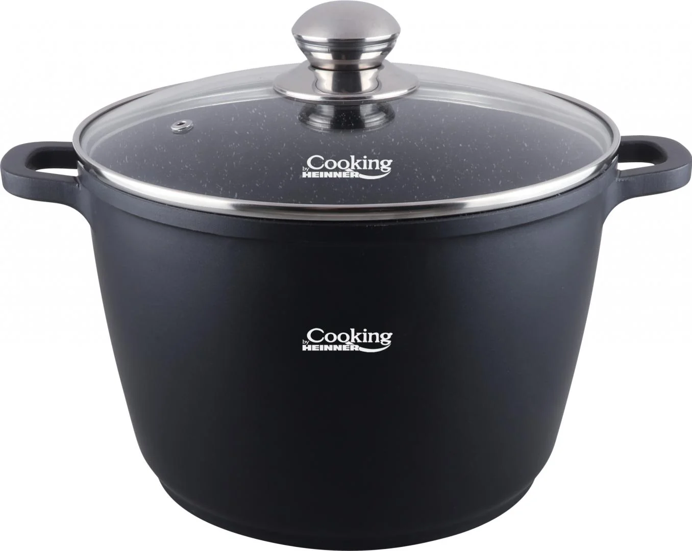 OALA ALUMINIU TURNAT+CAPAC, 28 cm x 20 cm , 10 L, DARK LINE, COOKING BY HEINNER