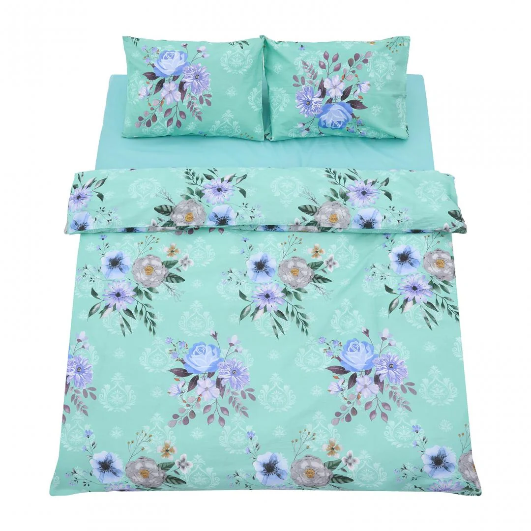 Lenjerie dubla 100% bumbac 4 piese, Spring Heinner
