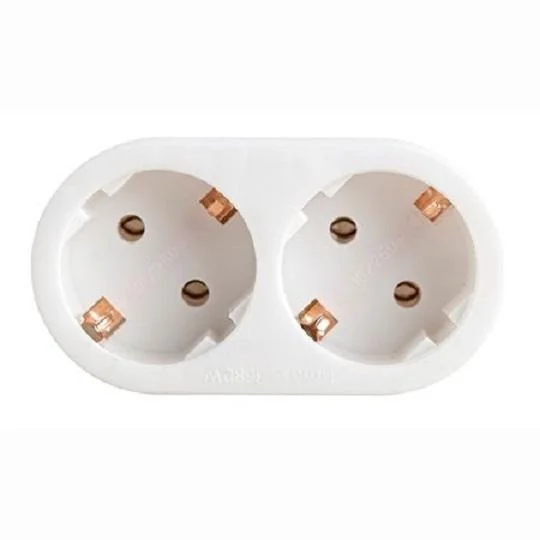 Multistecker Bachmann, 2 prize, putere maxima: 3600W, tensiune alimentare: 230V, amperaj: 16A, culoare alba Bachmann