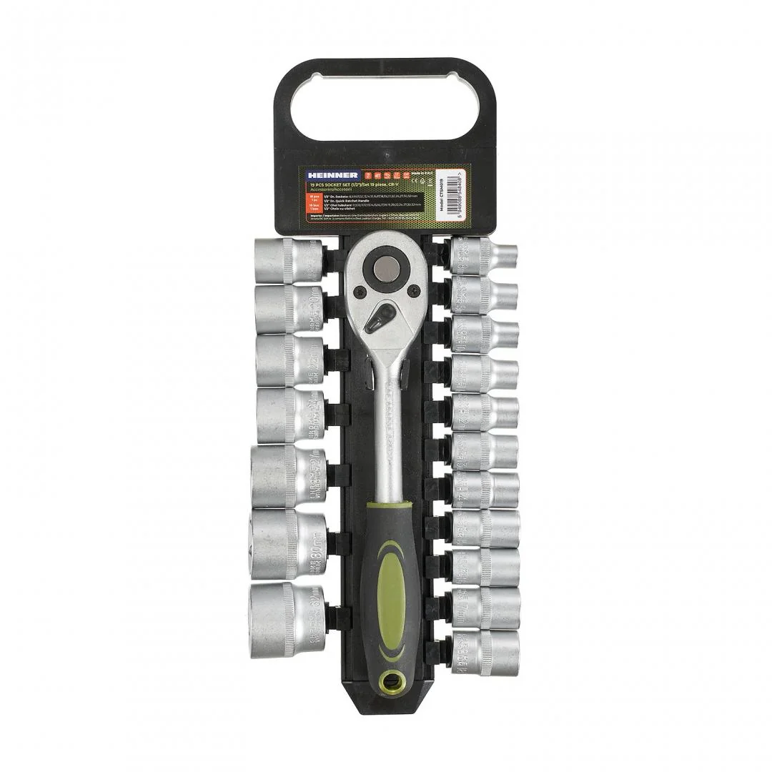 SET 19 PIESE 1/2" CR-V Heinner