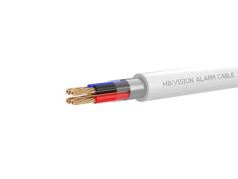 Cablu alarma Hikvision DS-1AC4APL1; 4 fire: 4×0.22 mm2, rezistenta foc: CPR Eca, 25AWG, material cupru integral, cutie 100 metri.