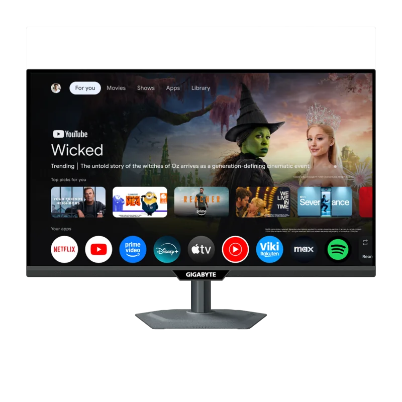 Monitor Gaming Gigabyte M27QS, Panel Size: 27 inch, tip panel IPS, rezolutie 2560 x 1440 pixeli, refresh rate 180 Hz, 16:9, contrast 1000:1 (normal), Bluelight Reducer, Flicker-Free, FreeSync, VESA DisplayHDR 400,
