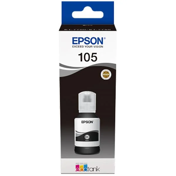 Cartus cerneala Epson 105 ECOTANK , black, capacitate 140ml, pentru L7160, L7180. Epson
