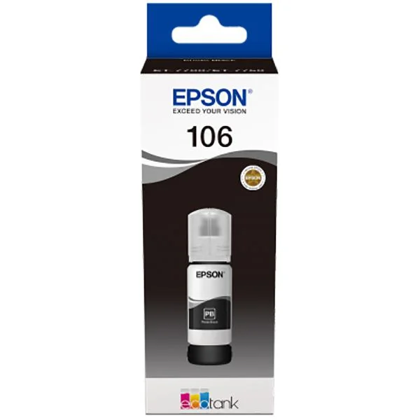 Cartus cerneala Epson 106 ECOTANK , black, capacitate 70ml, pentru L7160, L7180. Epson