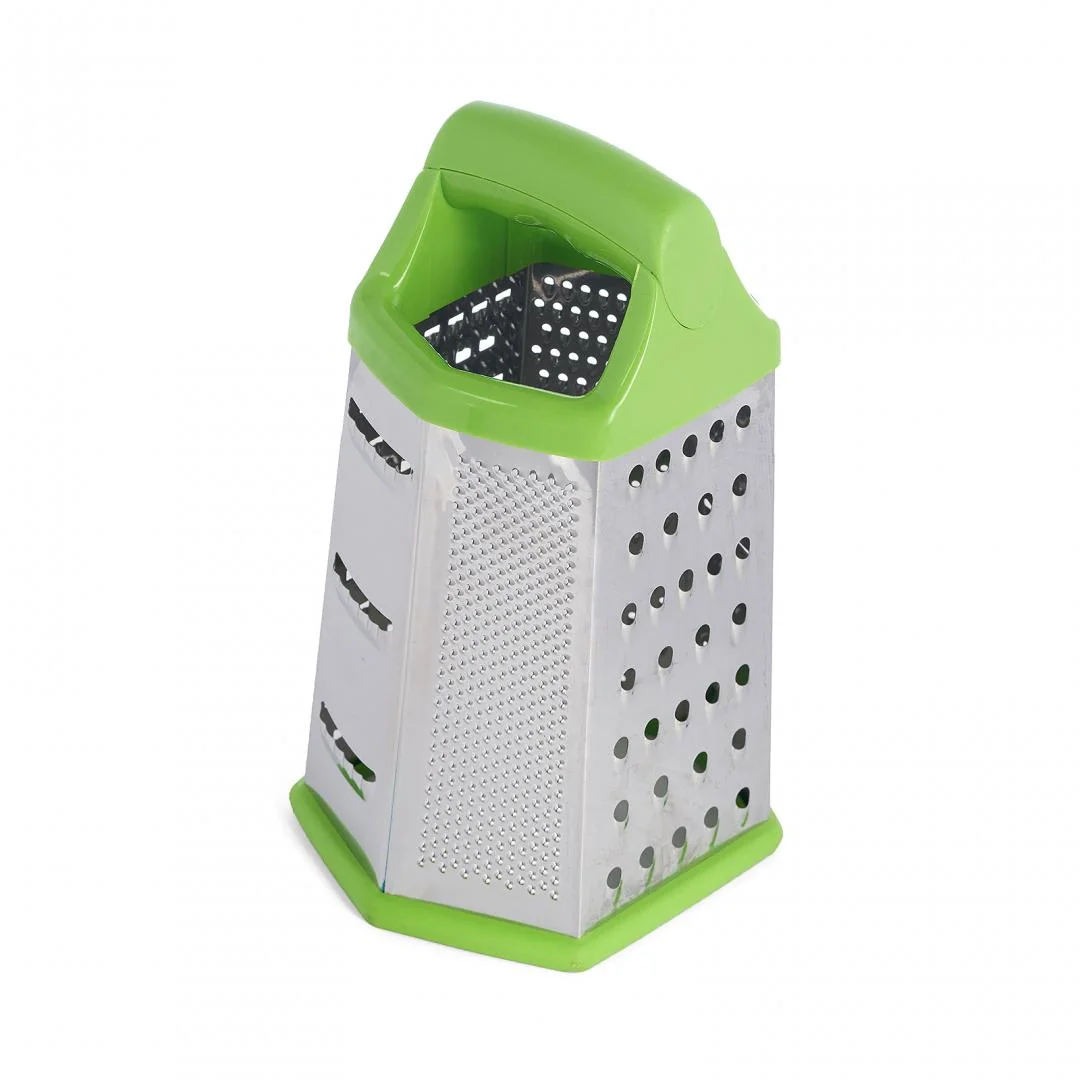 RAZATOARE 6 LATURI,14X12X23 CM, VERDE,VANORA HOME Vanora