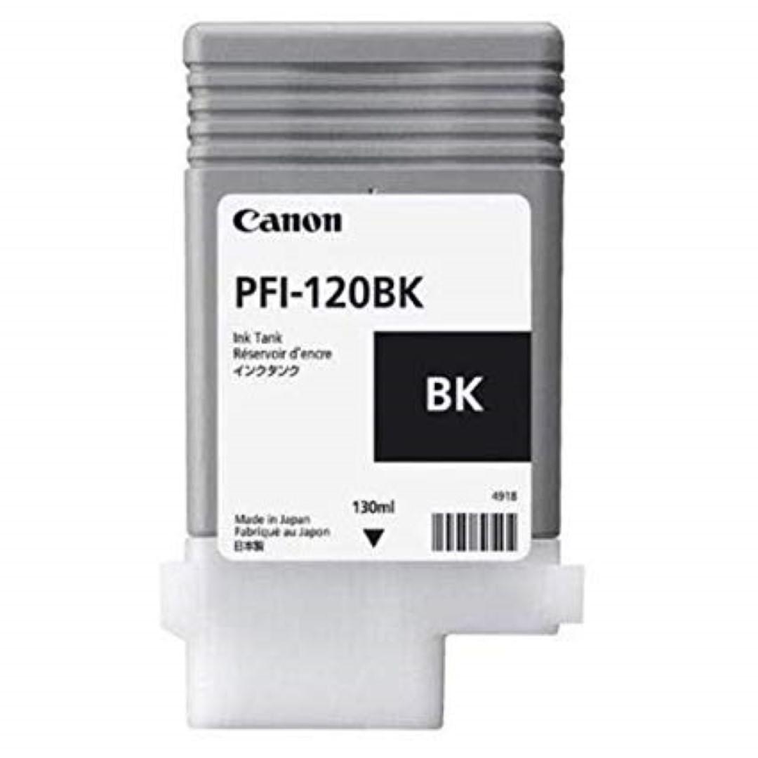 Cartus cerneala Canon PFI-120BK, black, capacitate 130ml, pentru Canon TM 200/205/300/305. | Altamag.ro