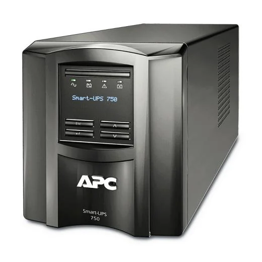 UPS APC Smart-UPS SMT line-interactive / sinusoidala 750VA / 500W 6conectori C13, baterie RBC48, optional extindere garantie cu 1/3 ani (WBEXTWAR1 YR-SP-02/WBEXTWAR3YR-SP-02)cu smart conect,3 ani garantie echipament si 2 ani garantie baterie