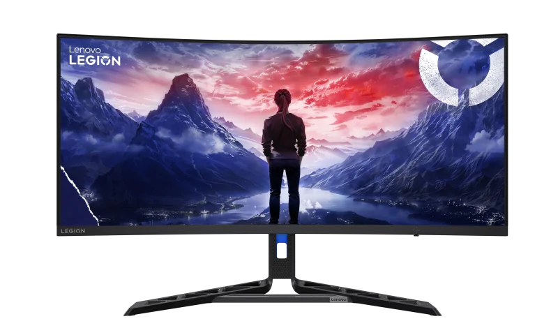 Monitor Gaming 34" Lenovo Legion R34w-30, LED, VA WLED, 3440x1440, 48Hz - 180Hz, Anti-glare, Display color 16.7 Million, Color Gamut: 99% sRGB, 90% DCI-P3, Curvature: 1500R, 0.5ms (MPRT) / 1ms (Level 4) / 2ms (Level 3) / 3ms (Level 2) / 4 ms (Level 1) /