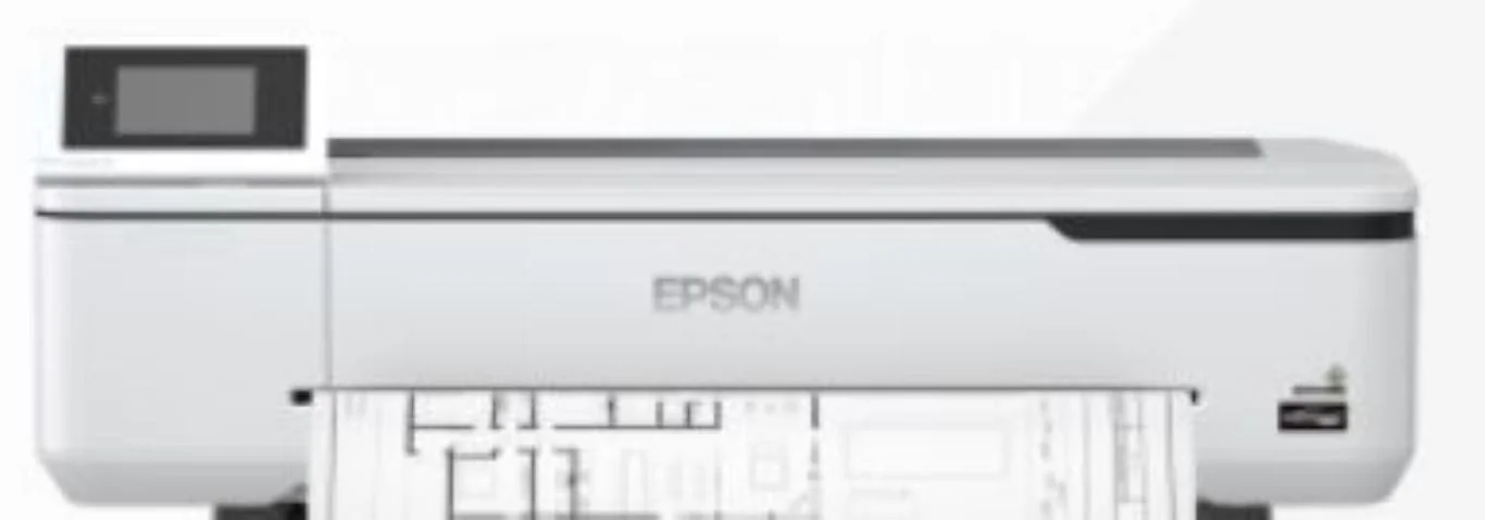 Plotter Epson Surecolor SC-T3100, Imprimanta large format 24" (A1 ) in 4 culori, rezolutie maxima de listare 2.400 x 1.200 dpi, Cerneala Epson Ultrachrome XD aqueous pigment ink, grosime hartie 0,05mm - 0,27 mm interfata: USB 3.0, Retea, WI-FI,