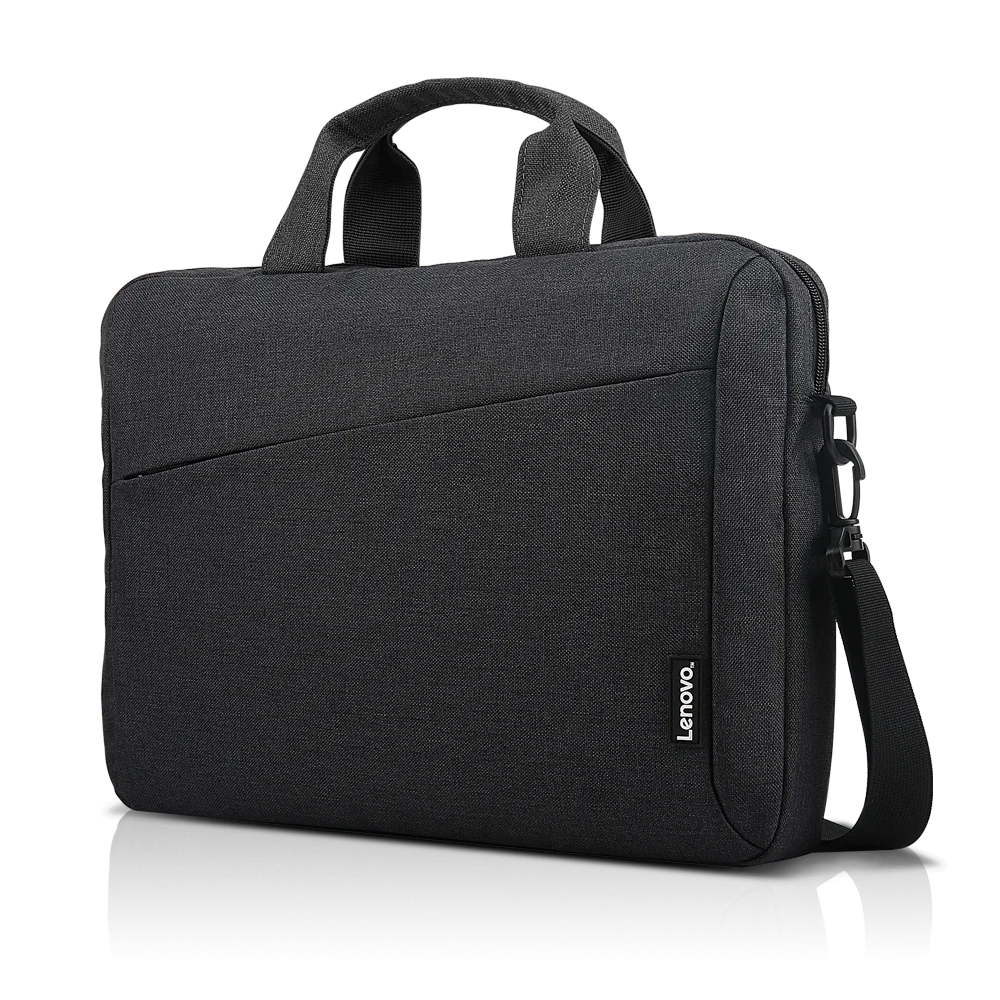 Geanta laptop Lenovo Casual Toploader T210, 15.6", Black, rezistent la apa, compartiment accesorii, compartiment laptop captusit, Material: Textil, Dimensiuni externe: 362 x 22 x 250 mm, Greutate: 465g