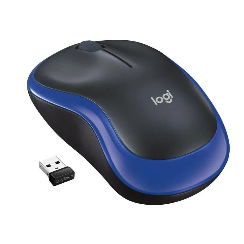 Mouse Logitech Wireless Mouse M185, No Lang, Blue, Ewr2 910-002236 Logitech