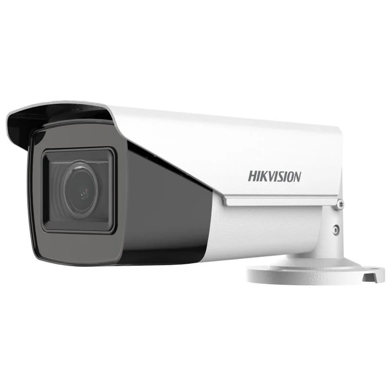 Camera de supraveghere Bullet 5MP Hikvision DS-2CE19H0T- AIT3ZF(2.7-13.5MM)(C), lentila varifocala: 2.7-13.5mm, iluminare min: 0.01 Lux @ (F1.6, AGC ON), 0 Lux cu IR 40m, iesire TVI/AHD/CVI/CVBS, alimentare: 12 VDC±15%, 24 VAC±15%, Max 8.8 W, protectie: