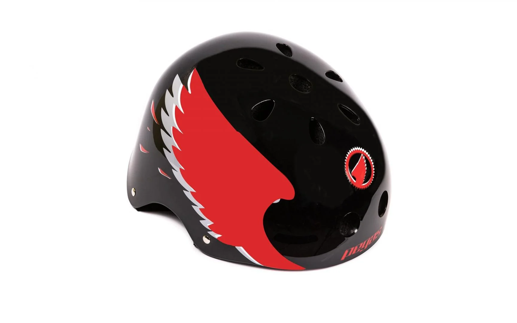Casca Pegas Robita, material ABS, ventilatie 11 gauri, reglaj circumferinta cap, marime M (57-59), culoare Alb, lucios Pegas