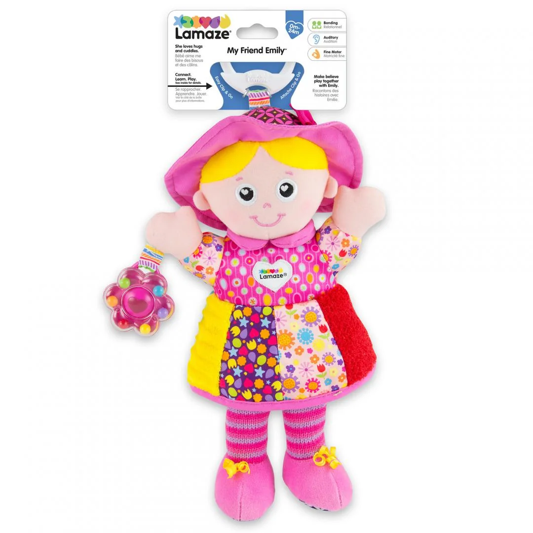 JUCARIE PENTRU BEBELUSI, PAPUSICA EMILIA, LAMAZE Tomy