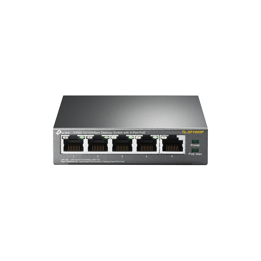 Switch TP-LINK TL-SF1005P, 5 Port, 10/100 Mbps | Altamag.ro