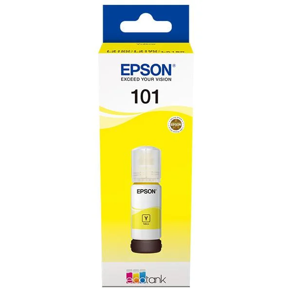 Cartus cerneala Epson 101 ECOTANK , yellow, capacitate 70ml, pentru L6170, L4160, L4150, L6190 Epson