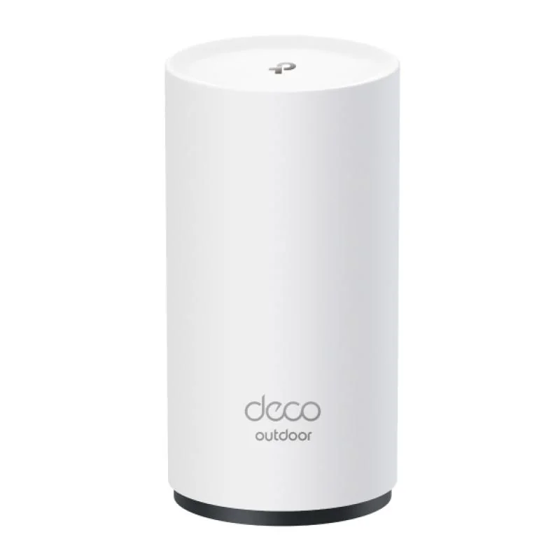 BE3600 Outdoor/Indoor Mesh Wi-Fi 7 Unit SPEED: 688 Mbps at 2.4 GHz + 2882 Mbps at 5 GHz SPEC: Internal Antennas, 2× 2.5 Gigabit Ports (WAN/LAN auto-sensing), IP65, PoE and AC Power Supply FEATURE: Deco App, Router/AP Mode, IPv6, IPTV, HomeShield