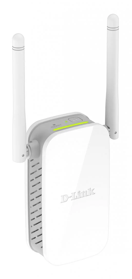 Wireless Range Extender D-Link DAP-1325, N300, 802.11n/g/b Wireless LAN, 10/100 Fast Ethernet port, Reset button, WPS button, Wi-Fi speeds of up to 300 Mbps, Two external antennas, D-Link One-Touch Extender Setup
