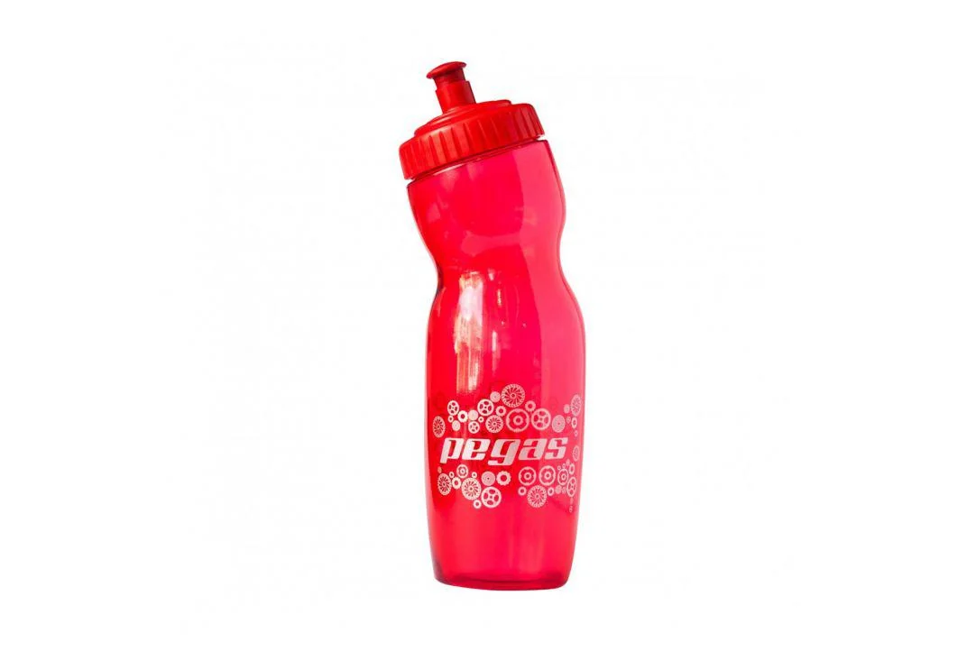 Bidon apa Pegas WB-700FT, 750ml, material plastic PETG, Rosu transparent Pegas