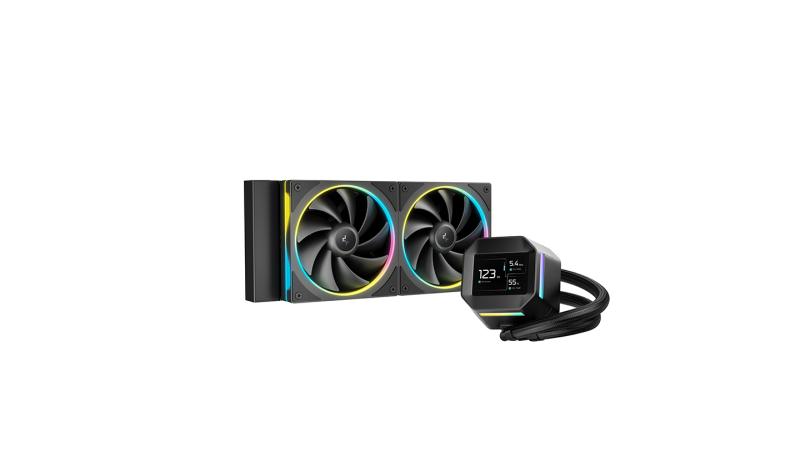 CPU COOLER DEEPCOOL LM240 RGB BLACK m2 | Altamag.ro