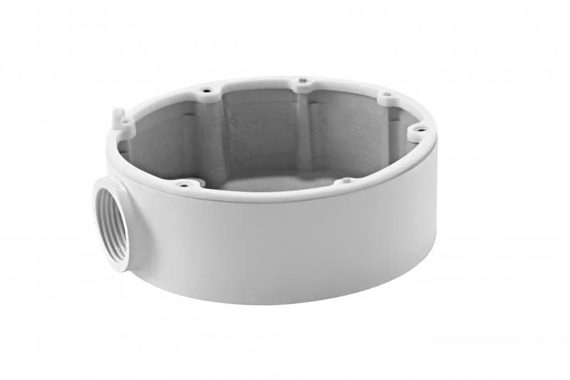 Junction box DS-1280ZJ-DM18; compatibil cu DS-2CD2112-(I), DS-2CD2132-(I), aluminiu, diametru: 101mm. Hikvision