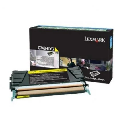 Toner Lexmark C748H3YG, yellow, 10 k, C748de , C748dte , C748e