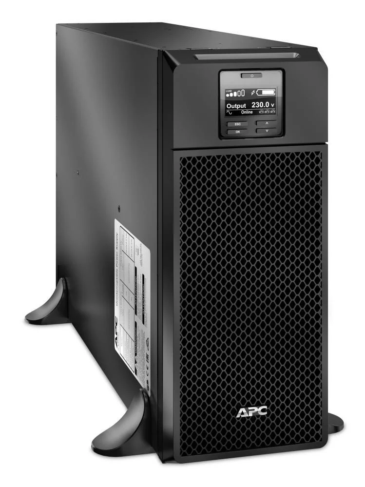 UPS APC Smart-UPS SRT online cu dubla-conversie 6000VA/6000W 6 conectori C13 4 conectori C19, extended runtime, EPO, baterie APCRBC140, optionale xtindere garantie cu 1/3 ani (WBEXTWAR1YR-SP-05/WBEXTWAR3YR-SP-05),3 ani garantie echipament si 2 ani