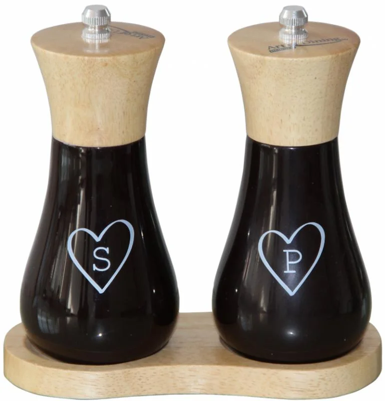 SET 2 RASNITE SARE & PIPER 15 CM +SUPORT DIN LEMN, ART OF DINING BY HEINNER
