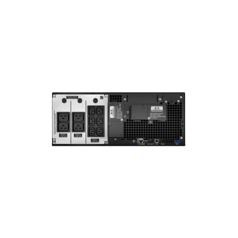 UPS APC Smart-UPS SRT online dubla-conversie 6000VA / 6000W 6 conectoriC13 4 conectori C19 extended runtime rackabil 4U, baterie APCRBC140,optional extindere garantie cu 1/3 ani (WBEXTWAR1YR- SP-05/WBEXTWAR3YR-SP-05),3 ani garantie echipament si 2 ani