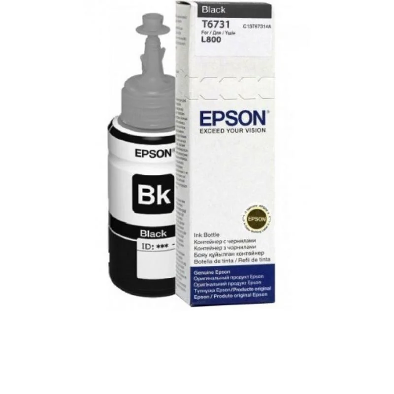 Cartus cerneala Epson T6731, black, capacitate 70ml, pentru Epson L800 Epson