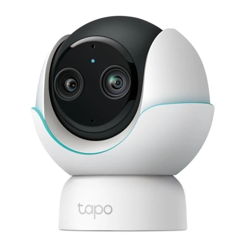 Dual-Lens Smart Baby Camera SPEC:2K QHD (2560x1440) &1080p (1920×1080), 2.4G/5GHz, Bluetooth 5.0, Horizontal 360º FEATURE: Dual Lens, Pan/Tilt, Smart AI Detection (covered face, baby crying, safety fence, baby snap, motion, people, pets, abnormal sound),